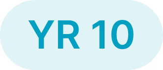 A detailed EdAtlas visual illustrating year 10, using the organisation’s turquoise, black and light-blue design palette to support the surrounding content.