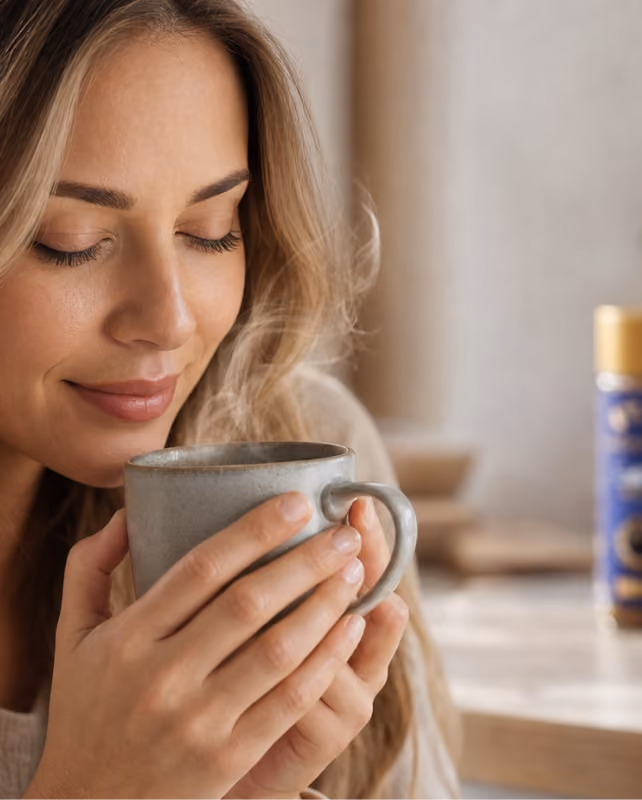 Our instant coffee is produced using freeze-drying