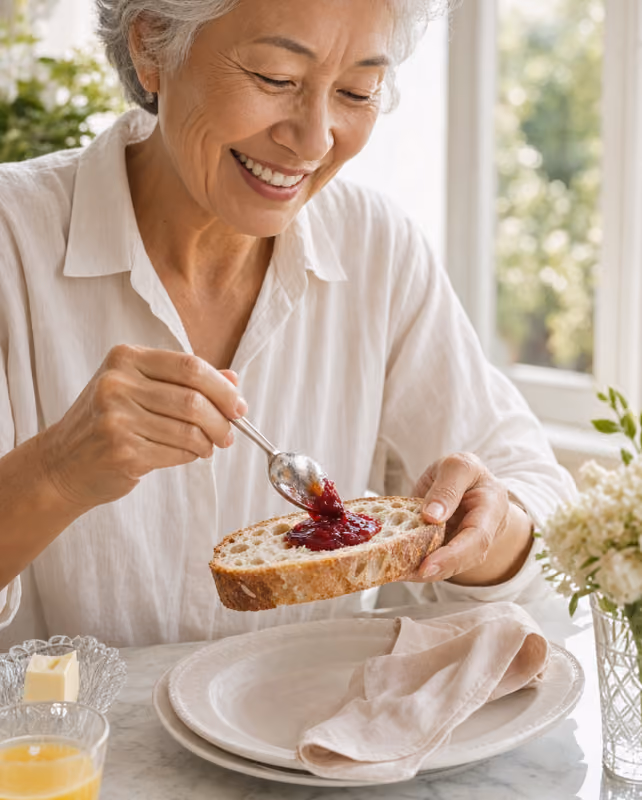 The finest seasonal fruits carefully selected and gently cooked to preserve their full aroma
