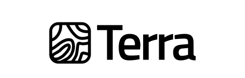 Terra black overlined in black typography on a white background, resembling a logo or brand name.