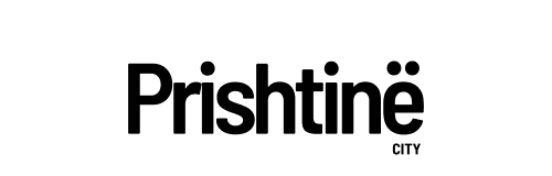 Shape of the country Kosovo in black on a white background.