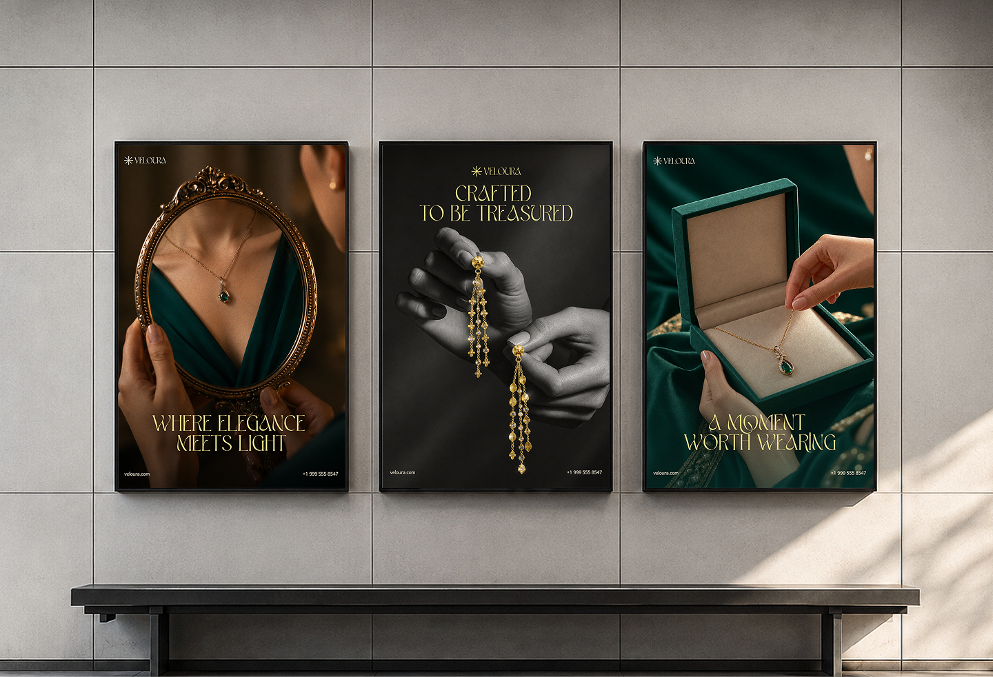 Veloura luxury jewelry website design, screen 11 of 12