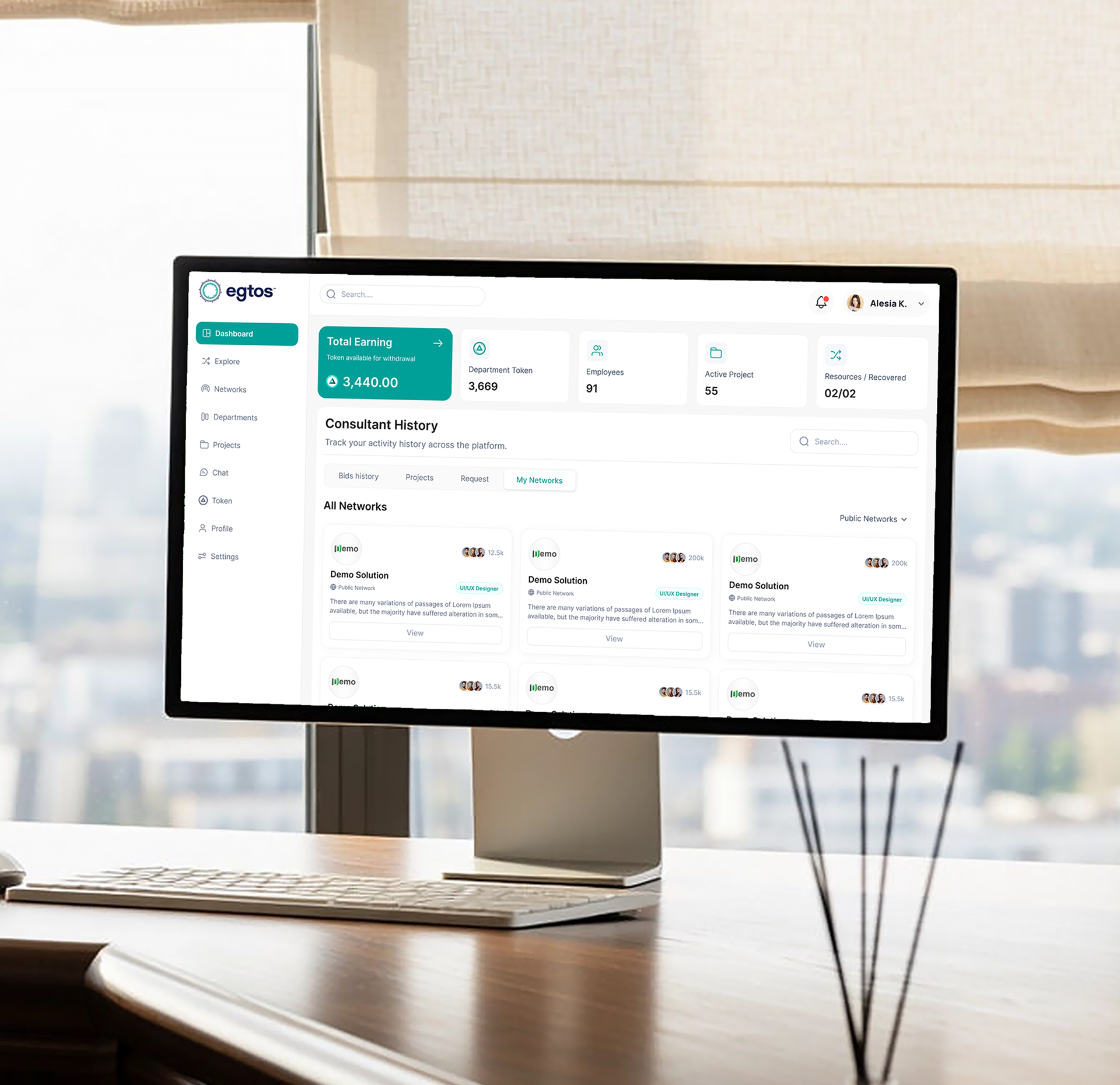 egtos SaaS web app UI design, screen 17 of 24