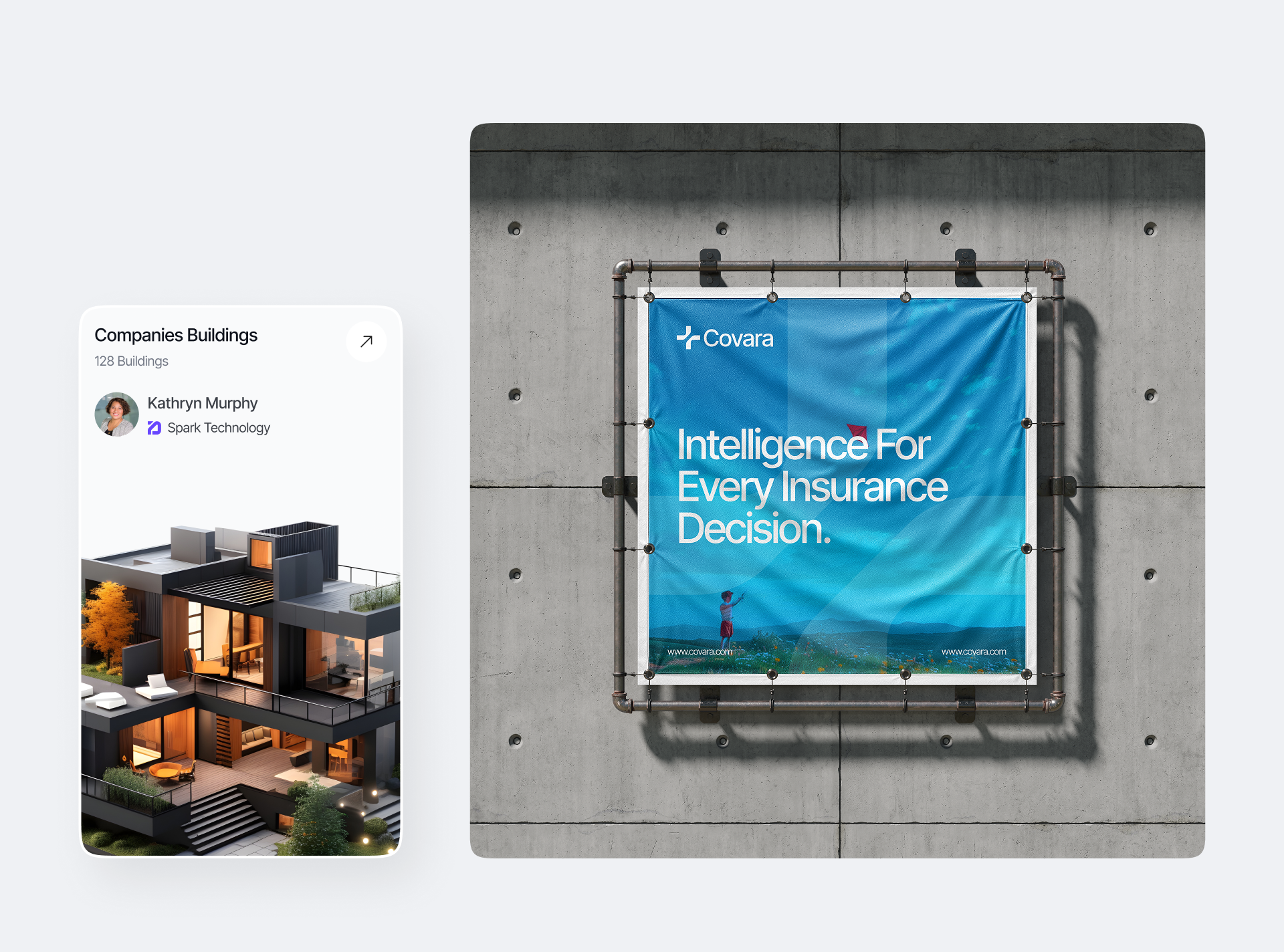 Covara insurance risk platform UI design, screen 13 of 17