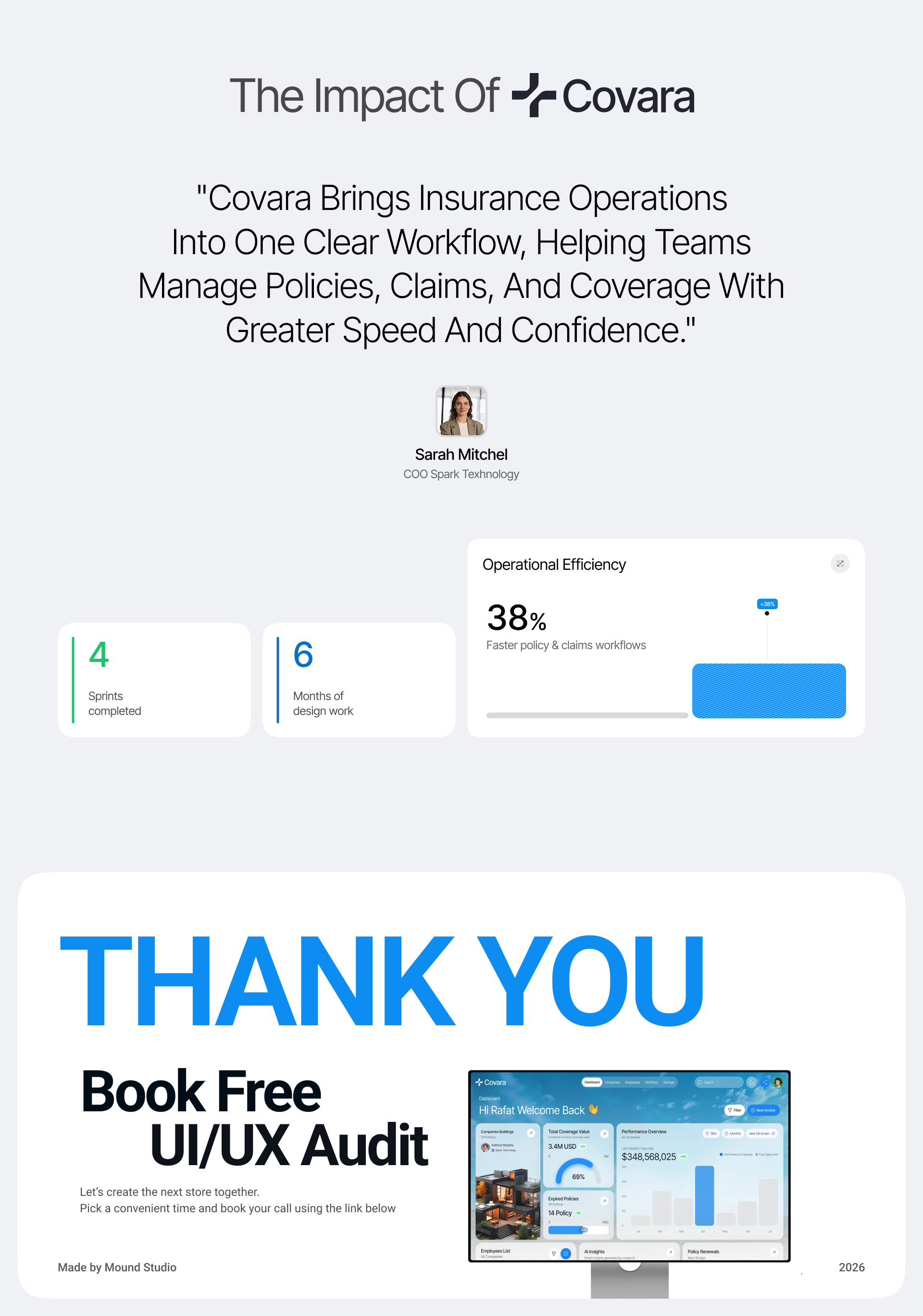 Covara insurance risk platform UI design, screen 17 of 17