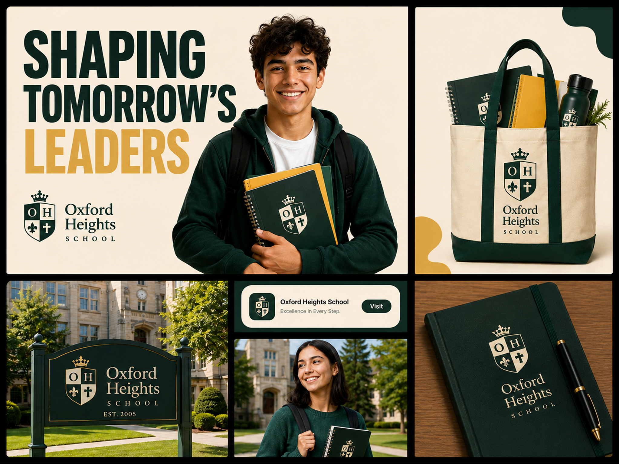 Oxford Heights private school website design, screen 8 of 12