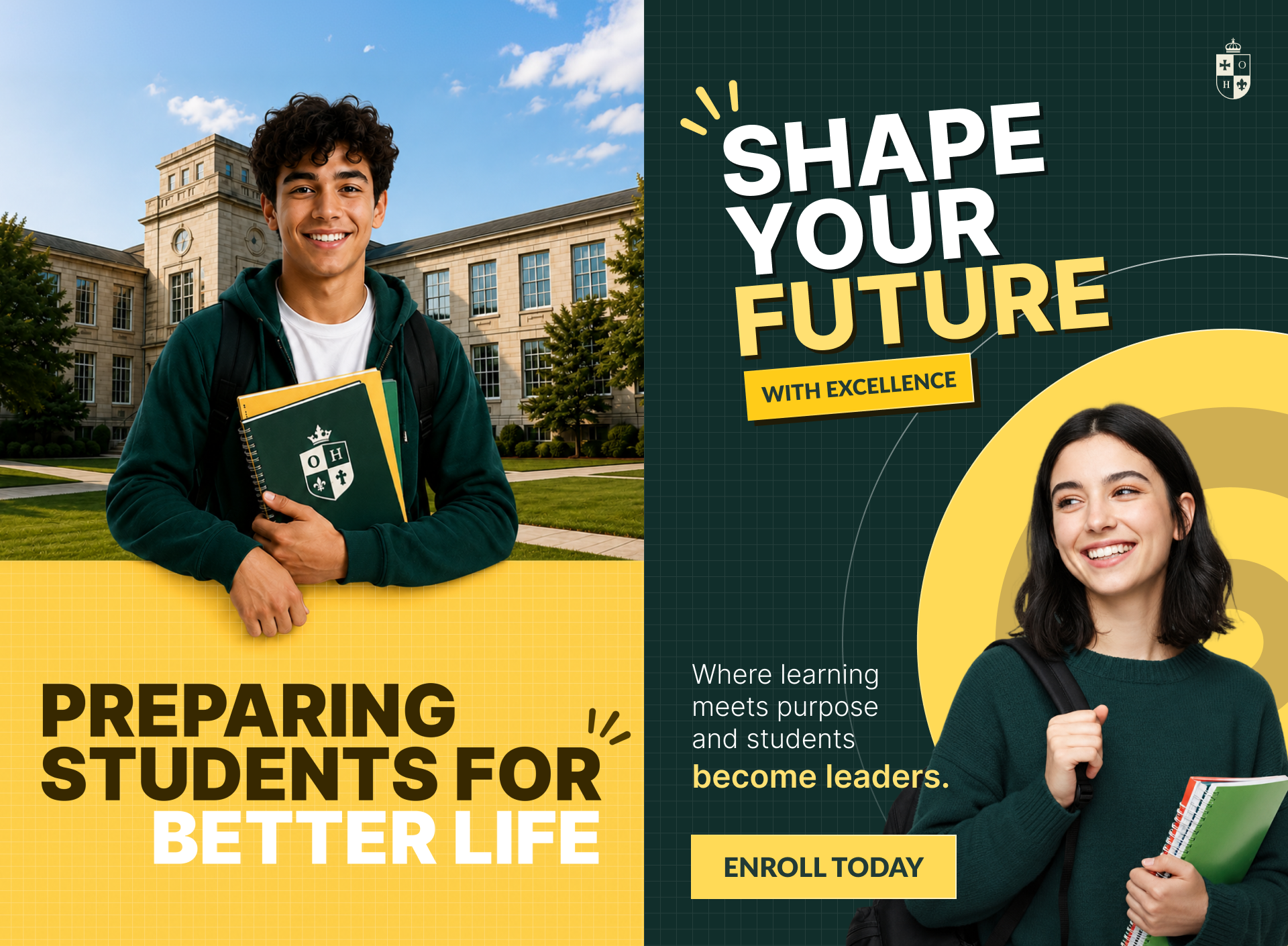 Oxford Heights private school website design, screen 11 of 12