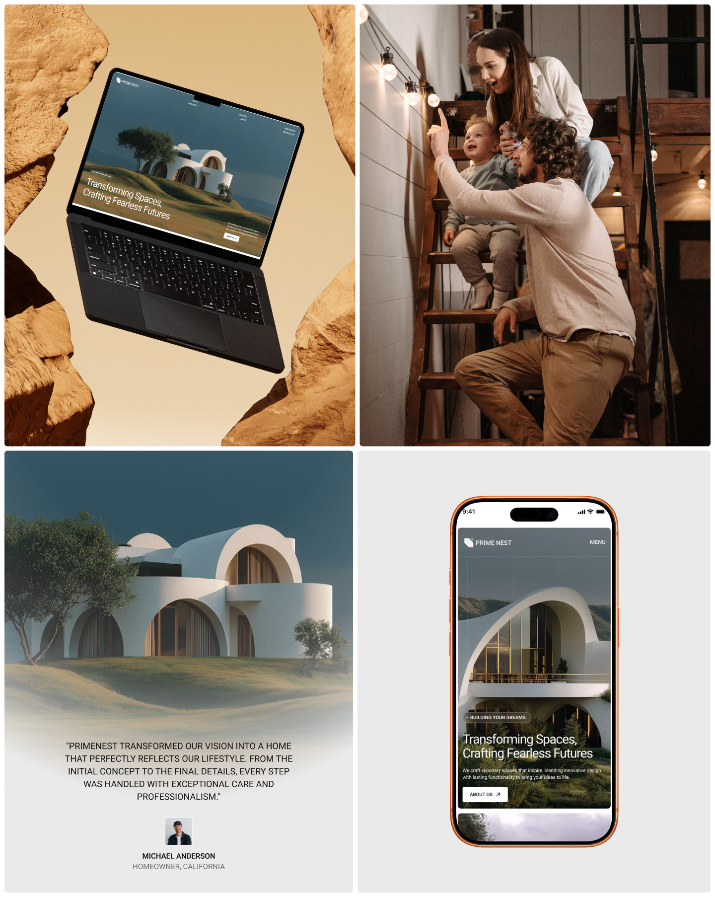 PrimeNest real estate website design, screen 8 of 13