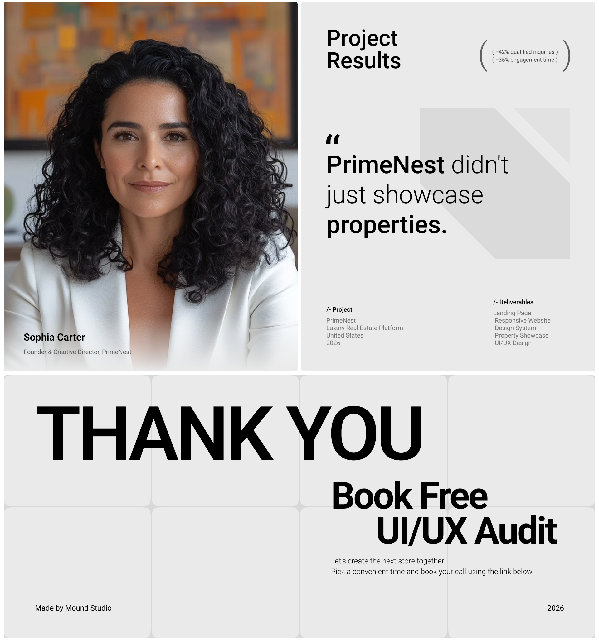 PrimeNest real estate website design, screen 13 of 13