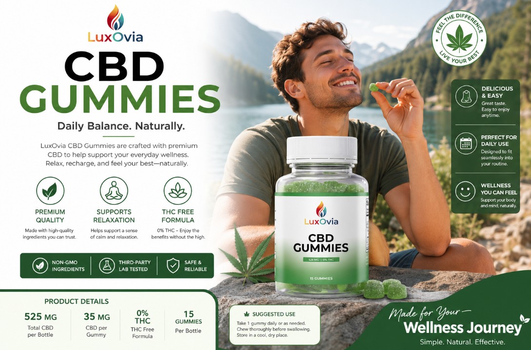 Luxovia CBD Gummies 