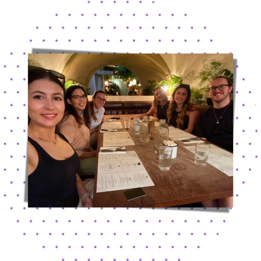 Luana Stoica with her onboarding LoayltyLion team