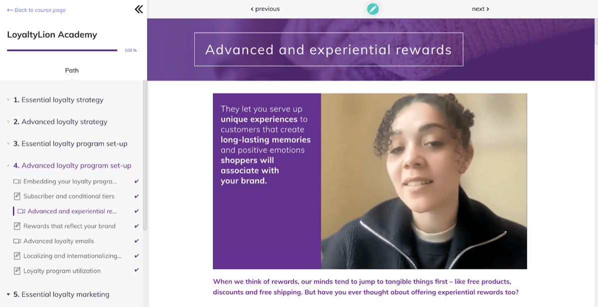 Free marketing courses: LoyaltyLion Academy
