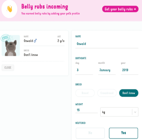An example of an improved subscription service: personalized subscriber experiences
