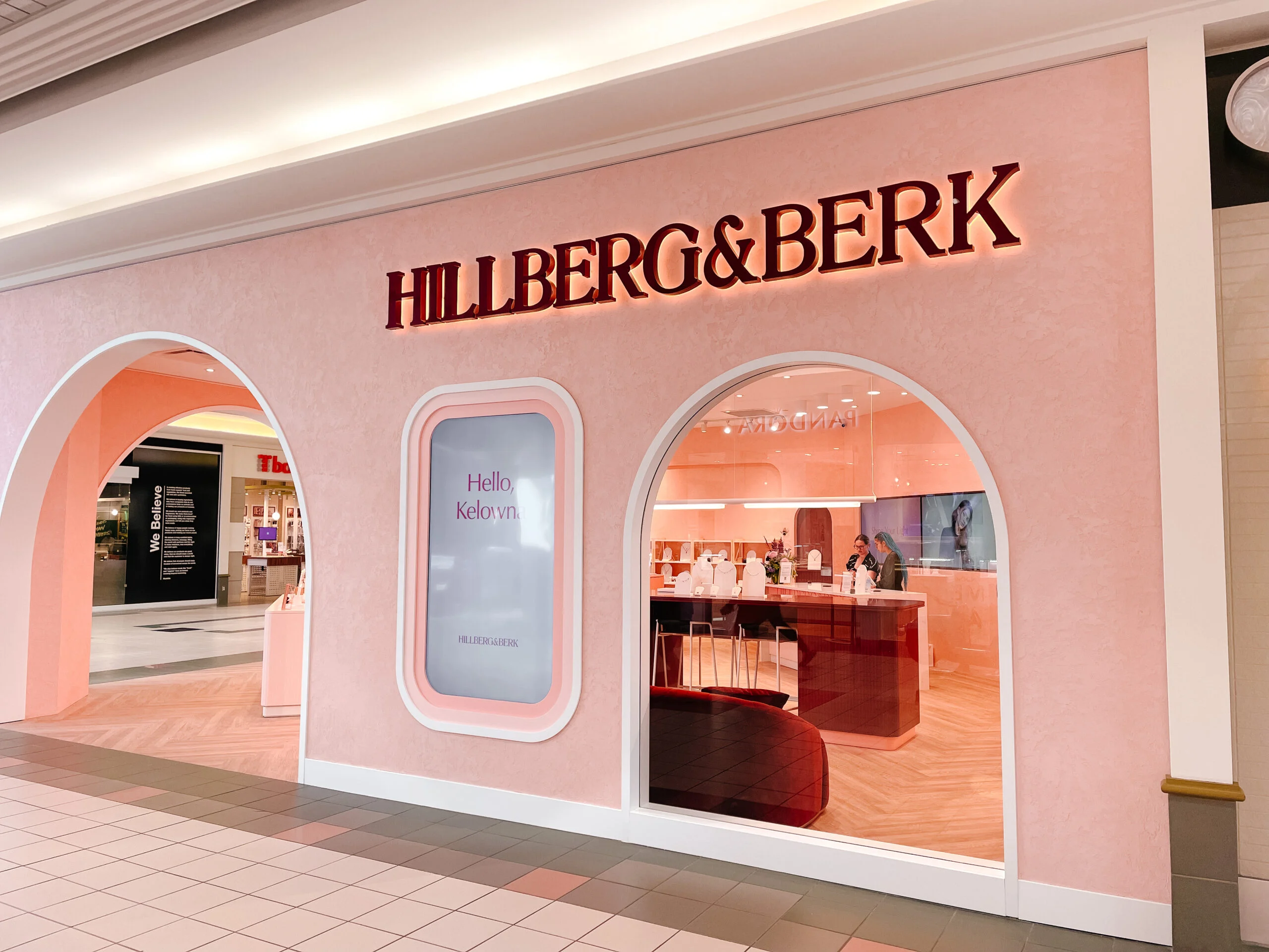 A Hillberg & Berk jewelry store