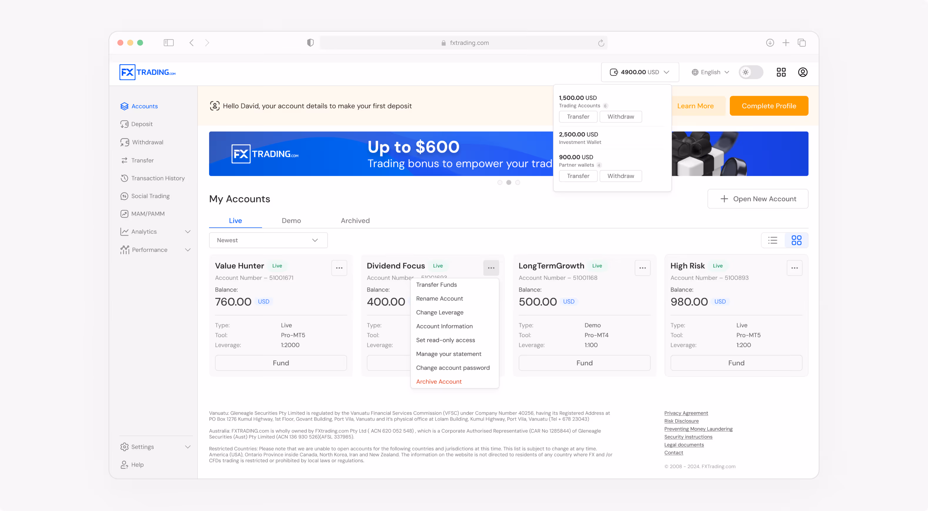FXTrading.com Web case preview2