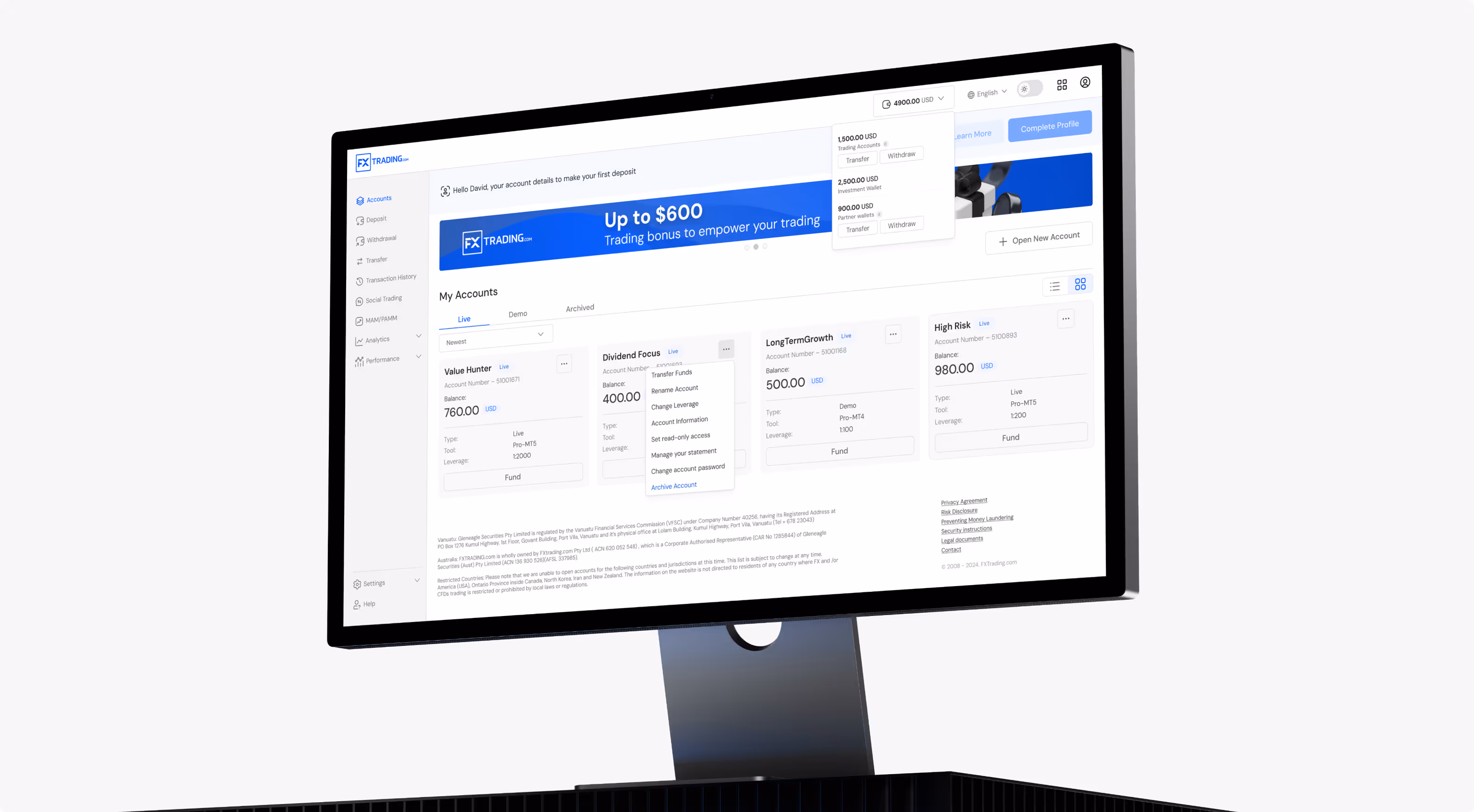 FXTrading.com Web case preview8
