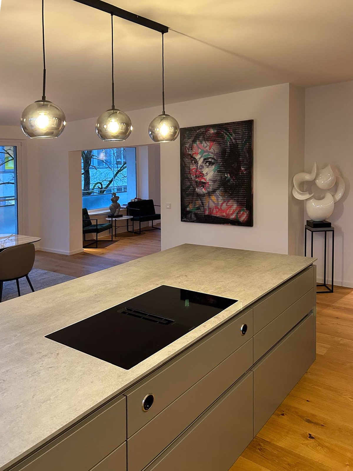 Küche 2 – Projekt Praxis zu Luxuswohnung