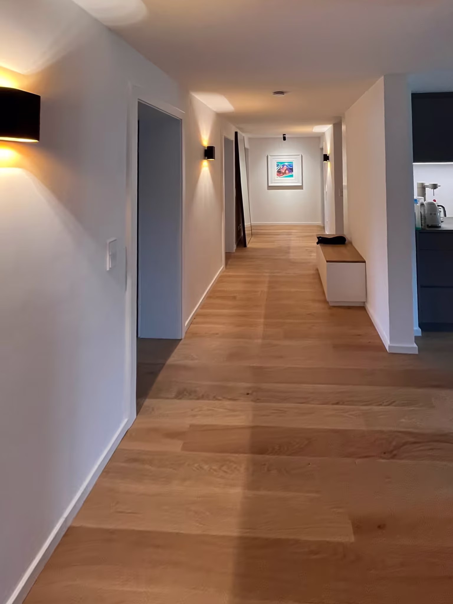 Flur – Projekt Ausbau eines Dachstuhls