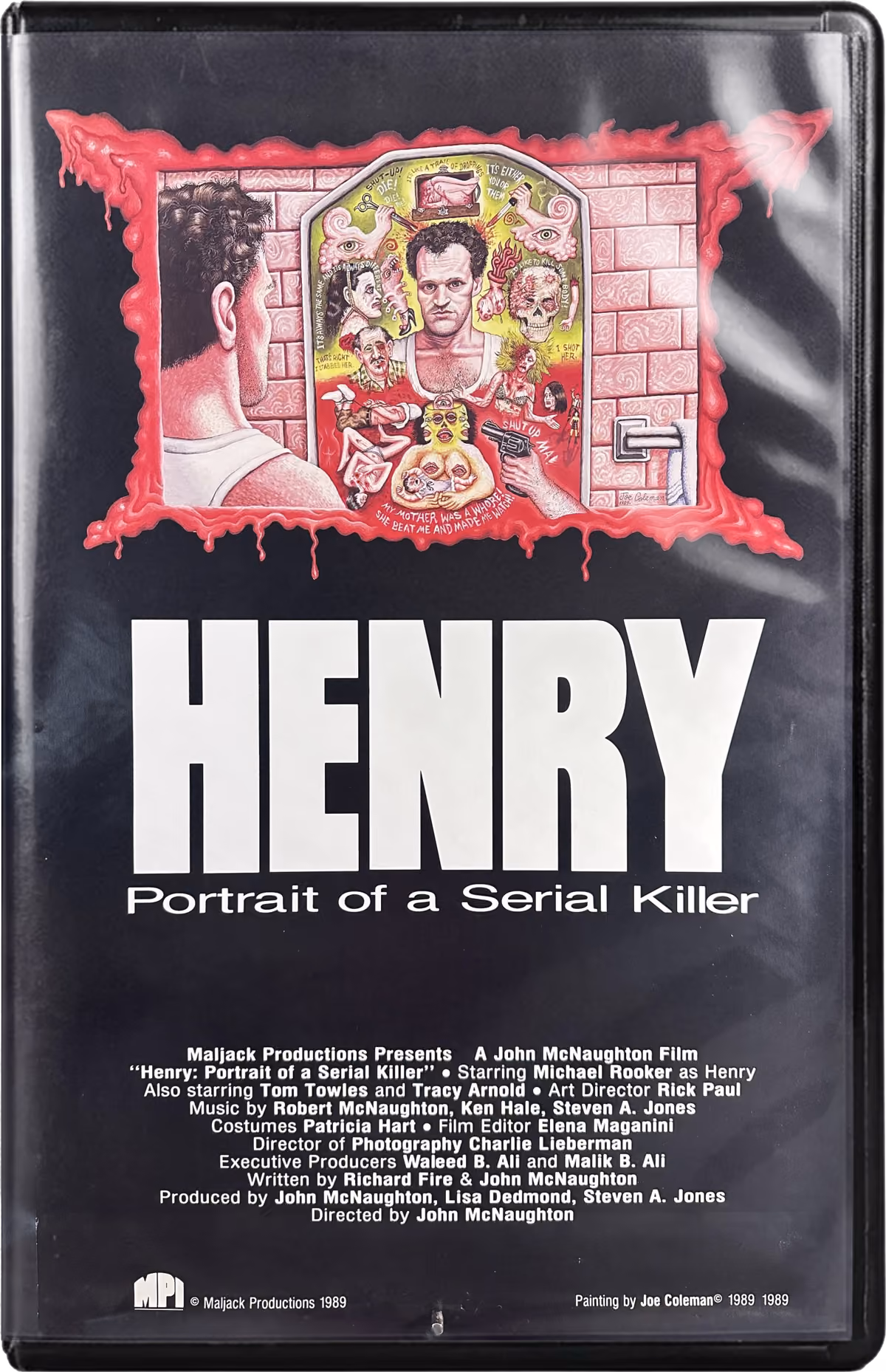 Henry: Portrait of a Serial Killer VHS cover