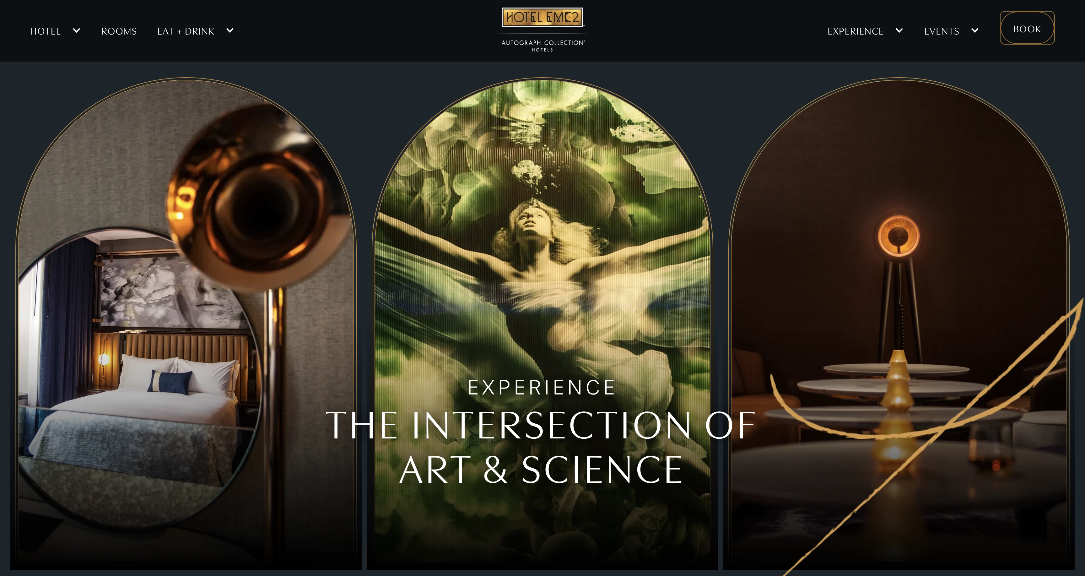 EMC2 client website project