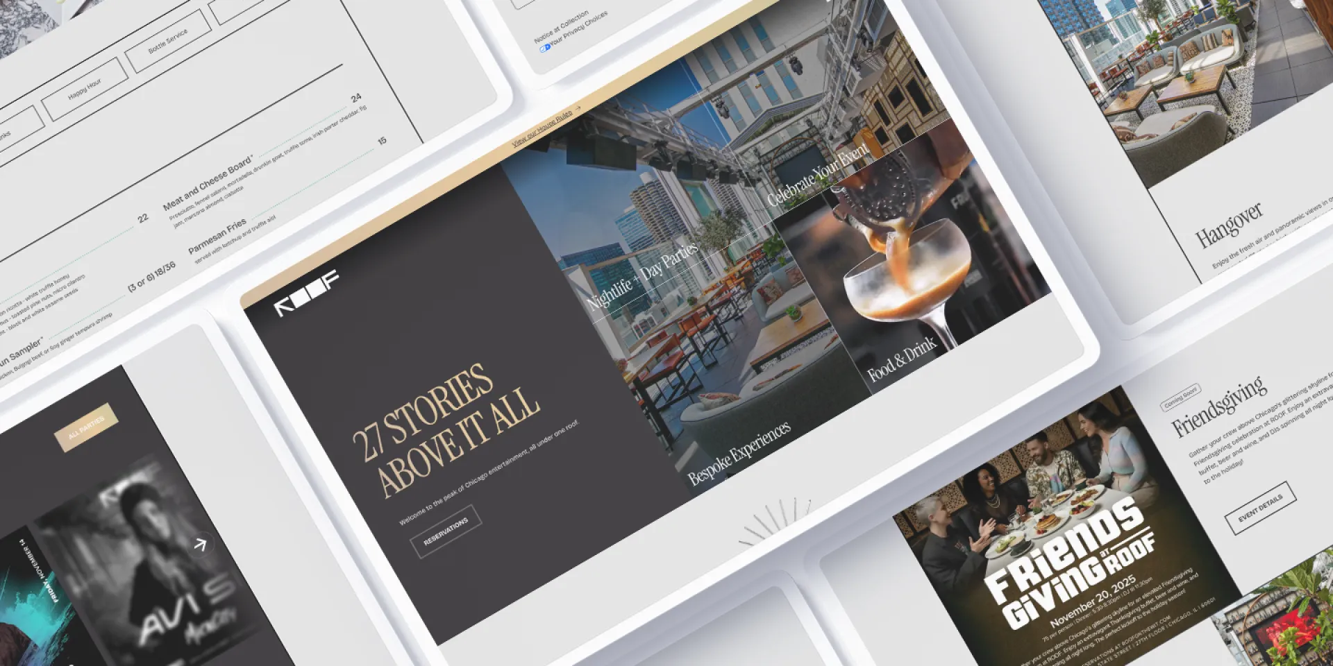Roof client website project