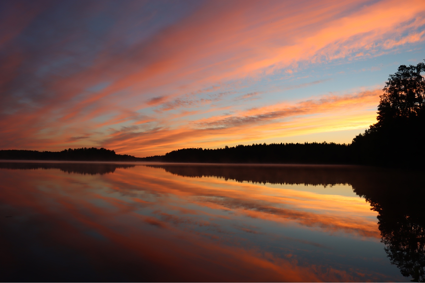 Auringonlasku Kalajoen rannalla