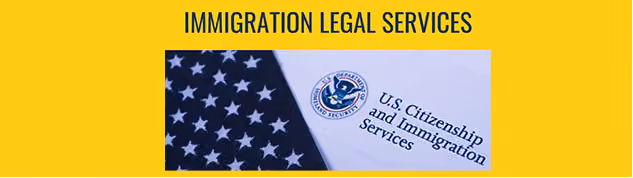 US flag beside USCIS official immigration document