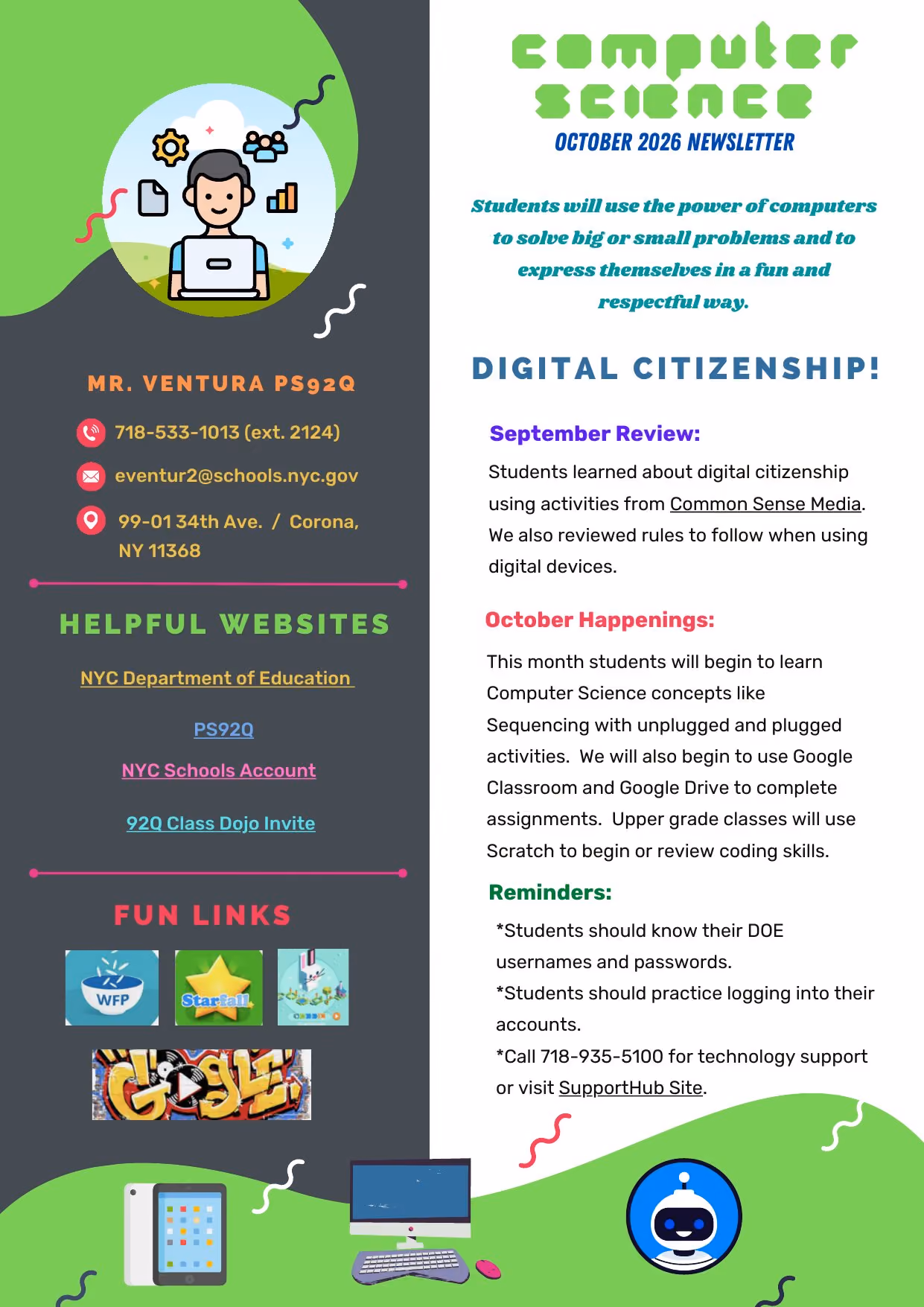 SKILLS BUILDING FOR CHILDREN workshop flyer