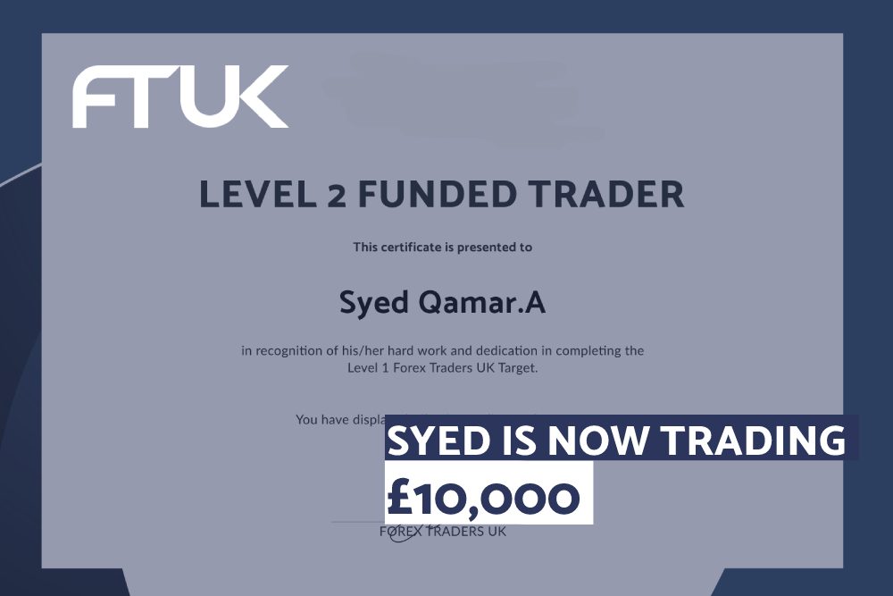 SYED IS NOW TRADING £10,000