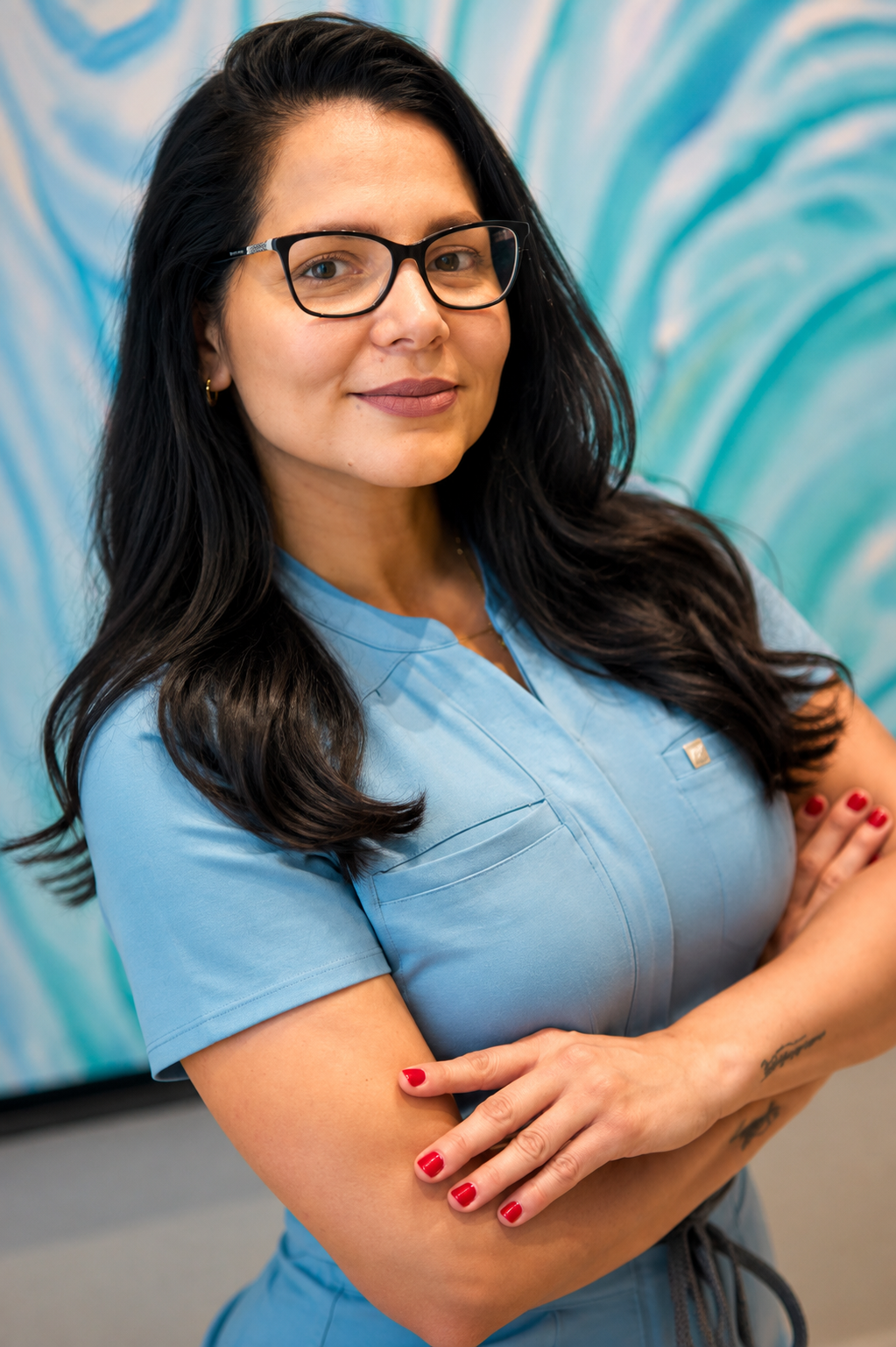 Norka Bandes in clinical uniform