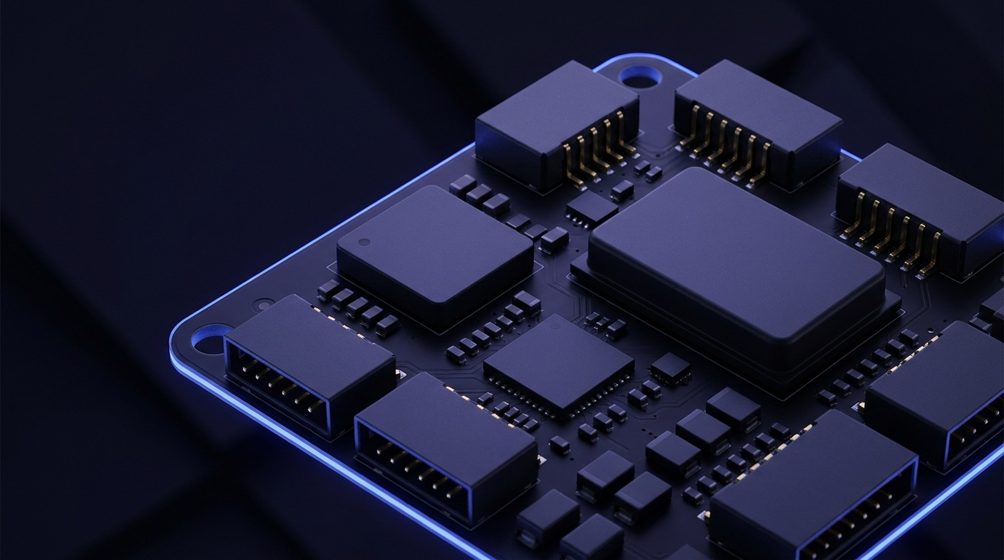 Skyber in-house UAV flight-controller board