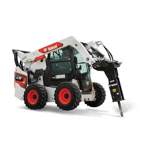 Bobcat skid steer undergoing hydraulic repair at Ramirez Truck & Trailer Repair in Batavia, IL