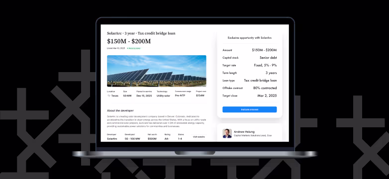 Announcing Crux's debt capital solutions: Access liquid, efficient financing