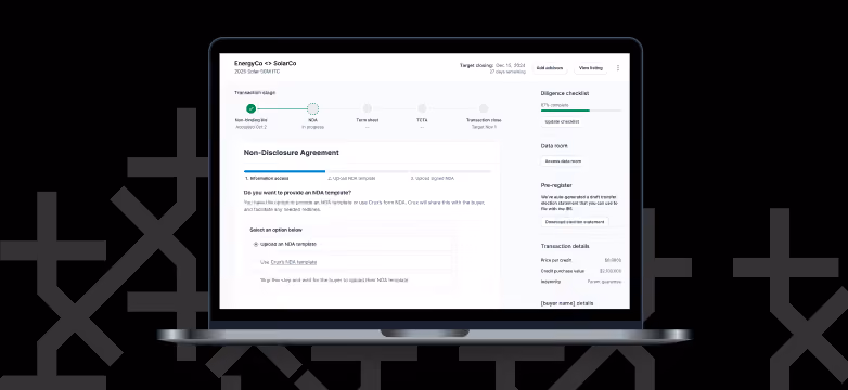 Launching the Crux Transaction Hub: Driving efficiency in tax credit transactions