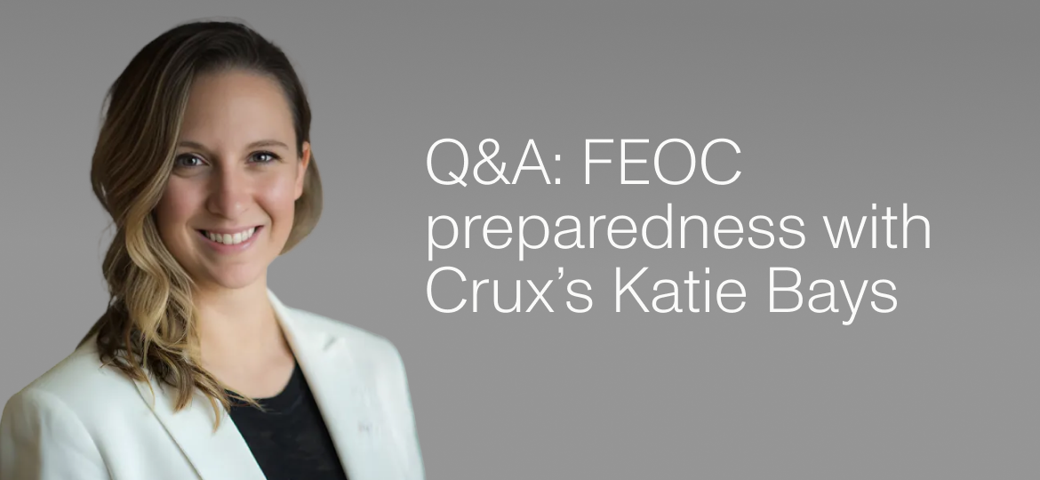 How the market is preparing for FEOC compliance: Q&A with Crux's Katie Bays