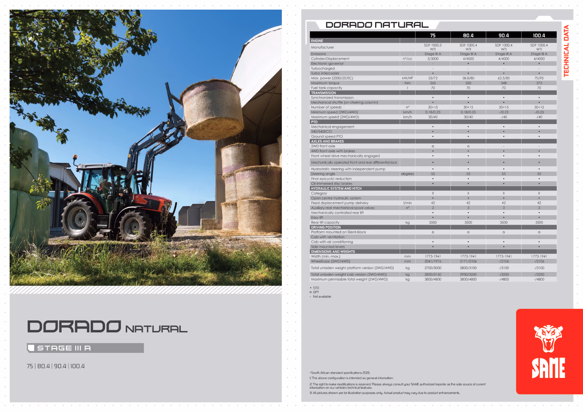 Product Spec Sheet