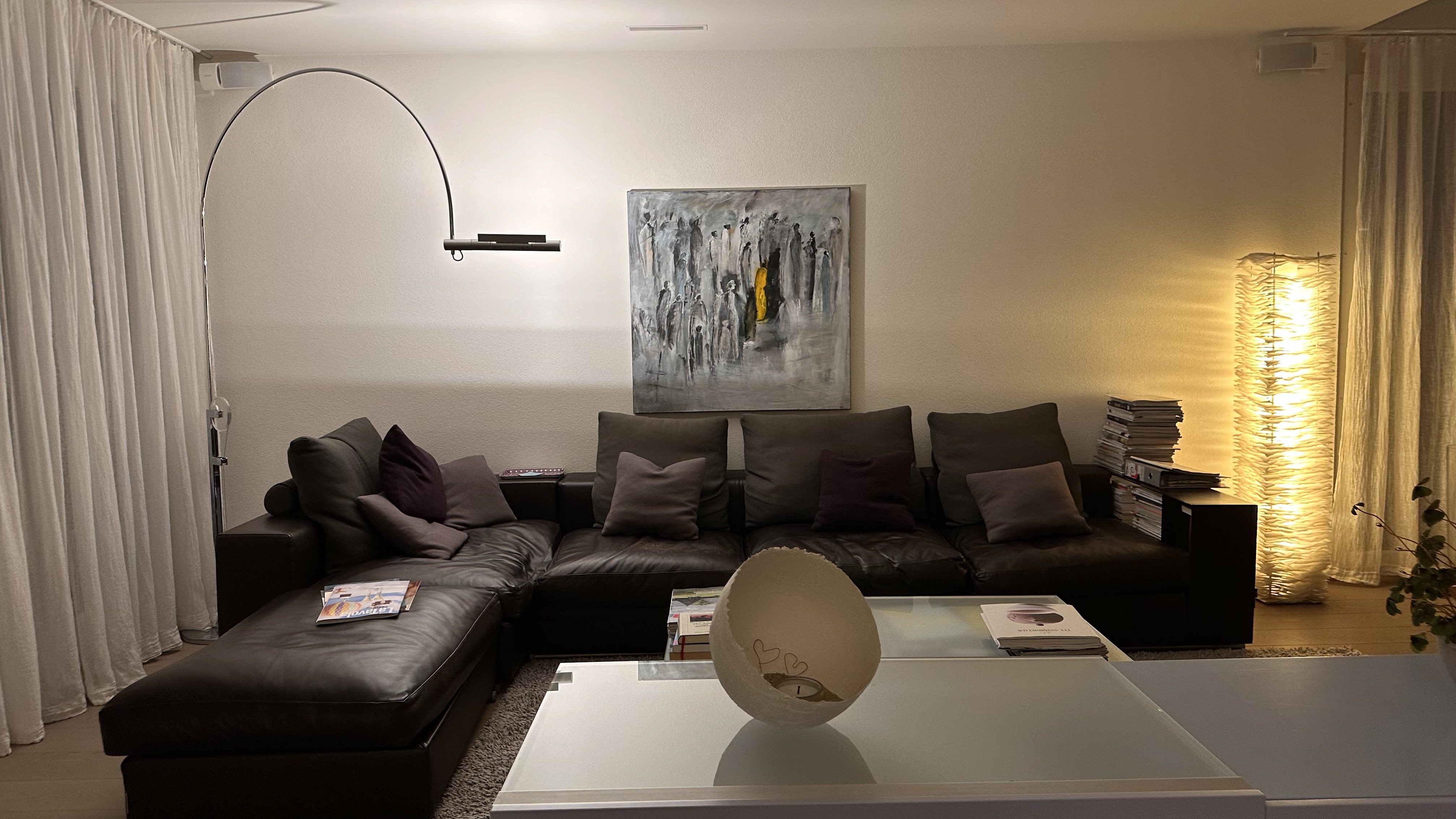 Wohnzimmer vor der Neugestaltung in Uster-Nossikon