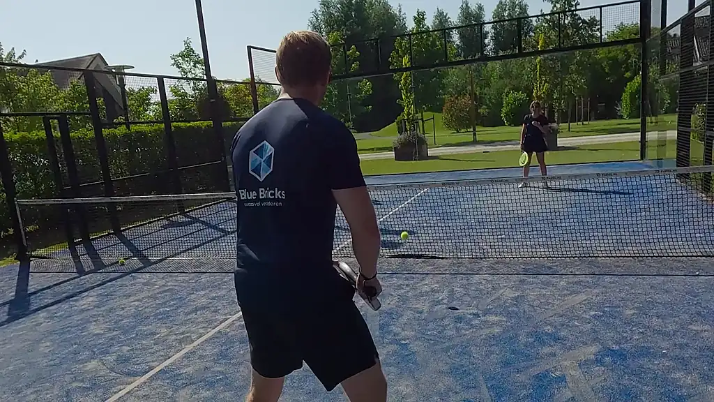 Padelbaan op de Blue Bricks campus