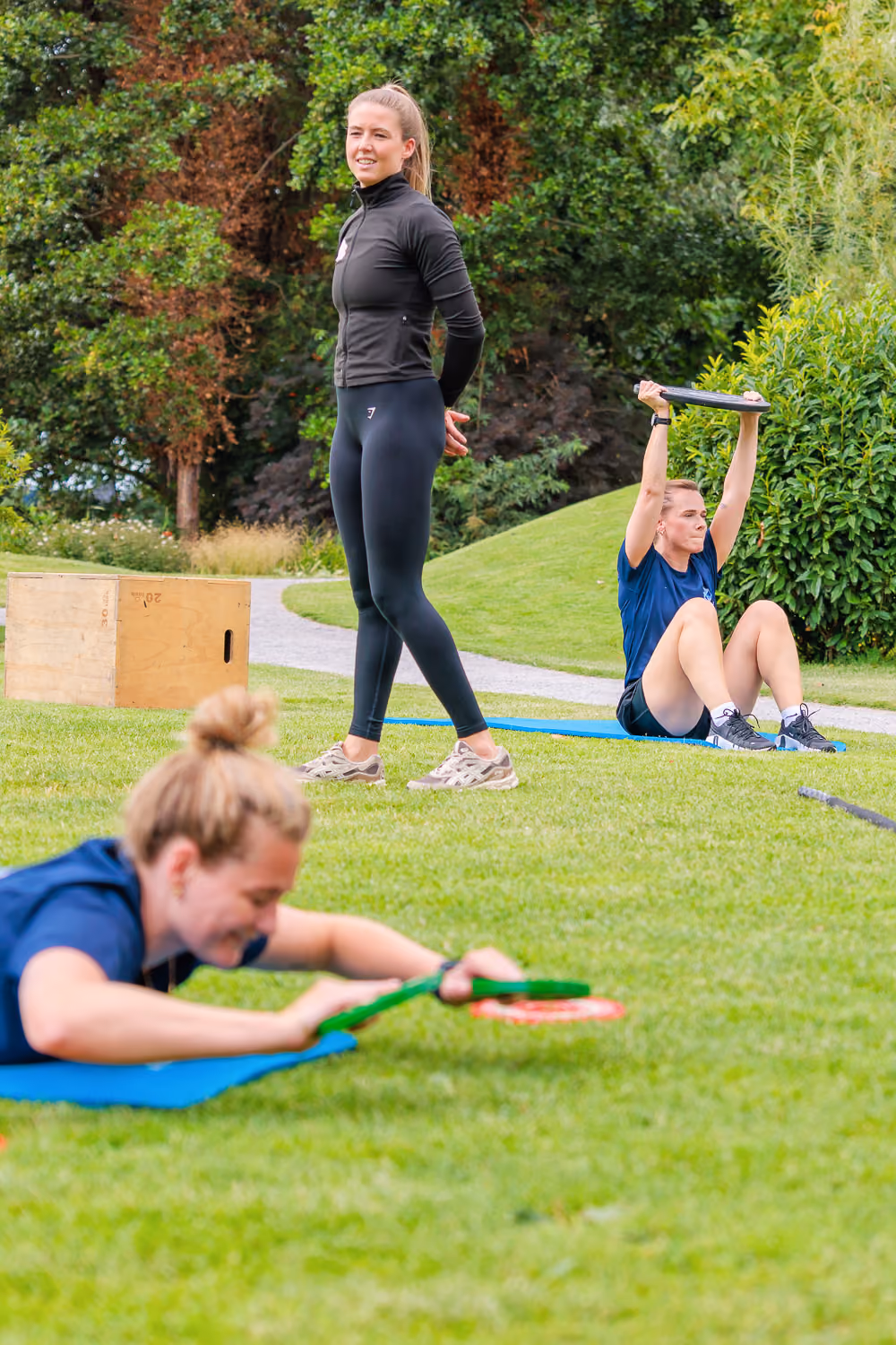 Bootcamp workout op de campus