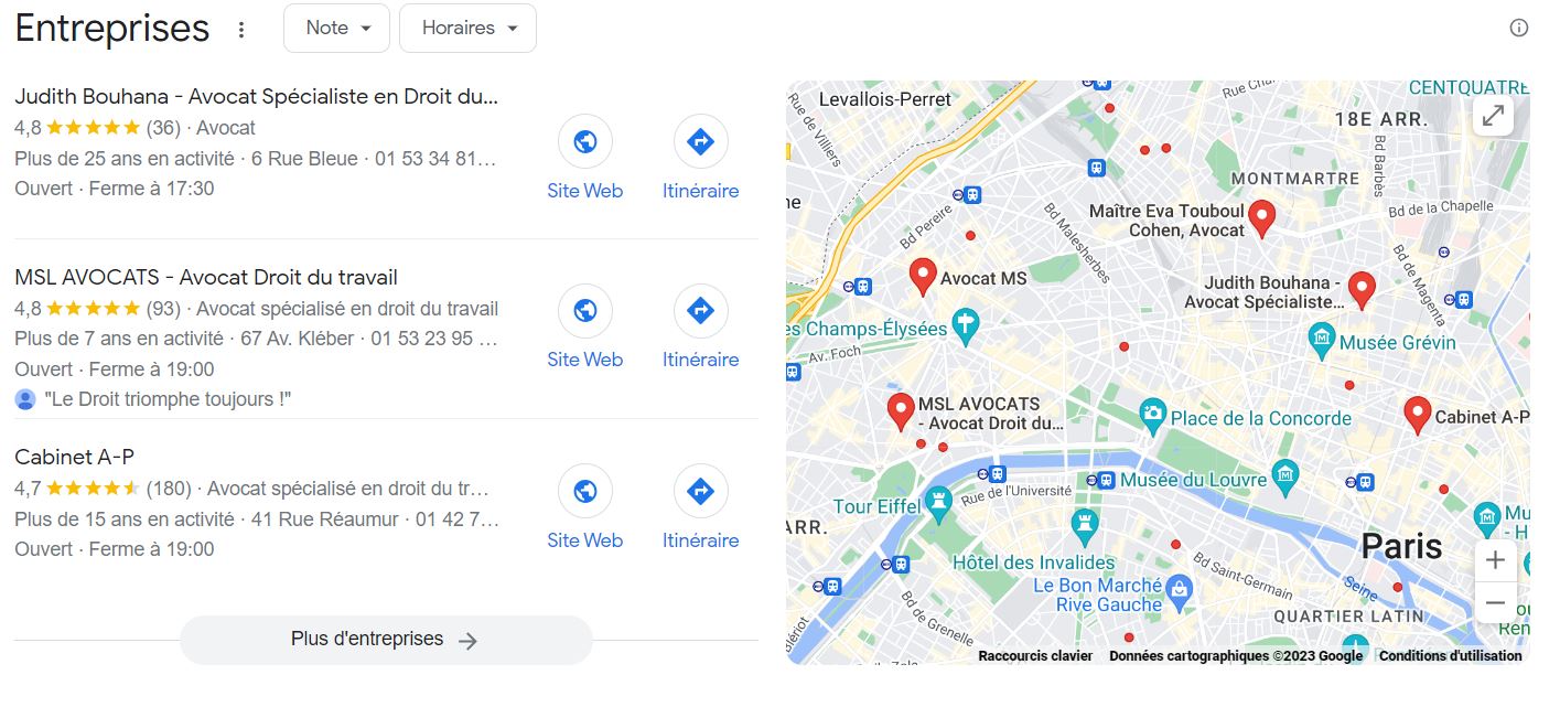 Recherche : "Avocat droit social Paris"