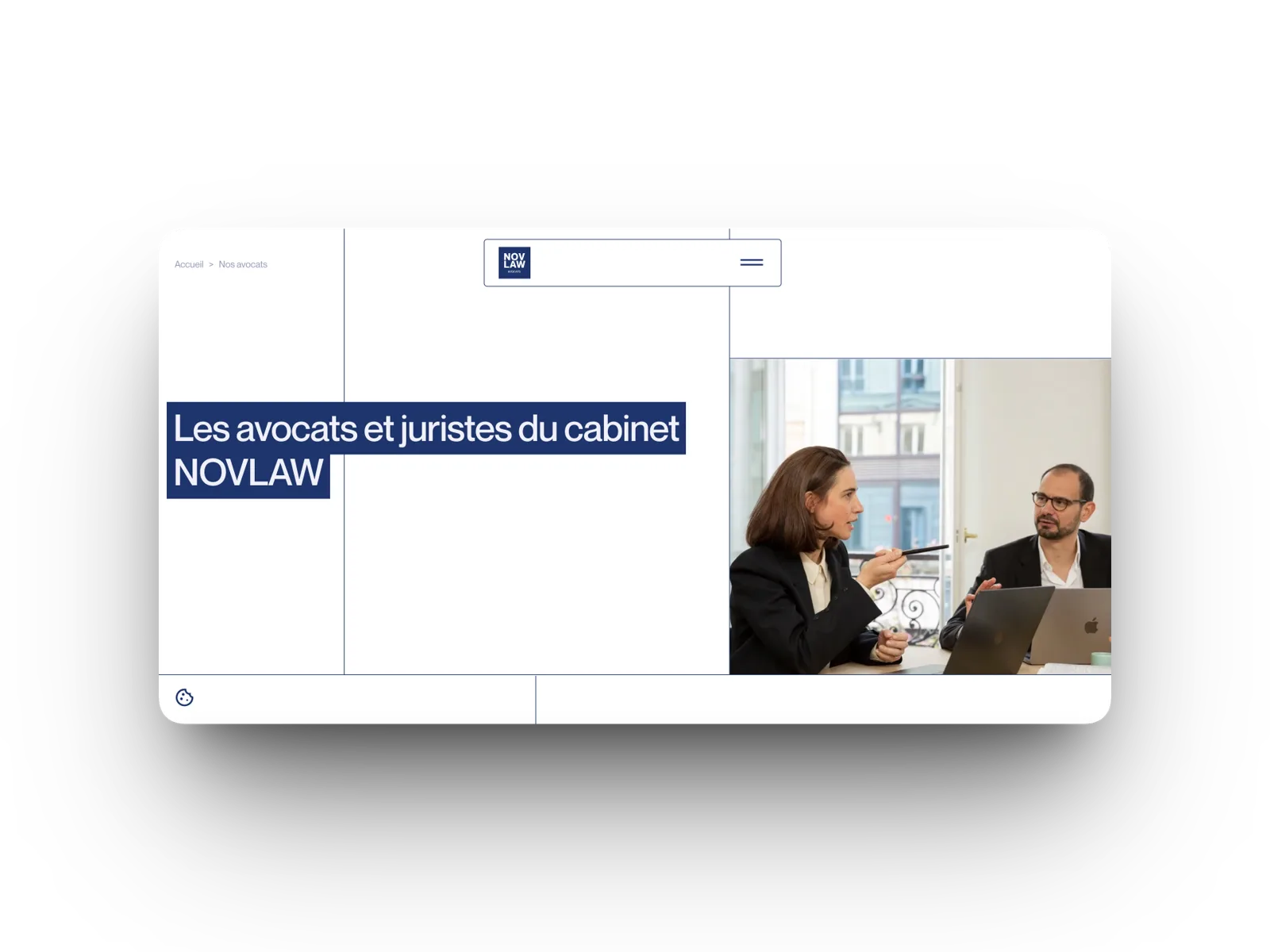 Page équipe Novlaw