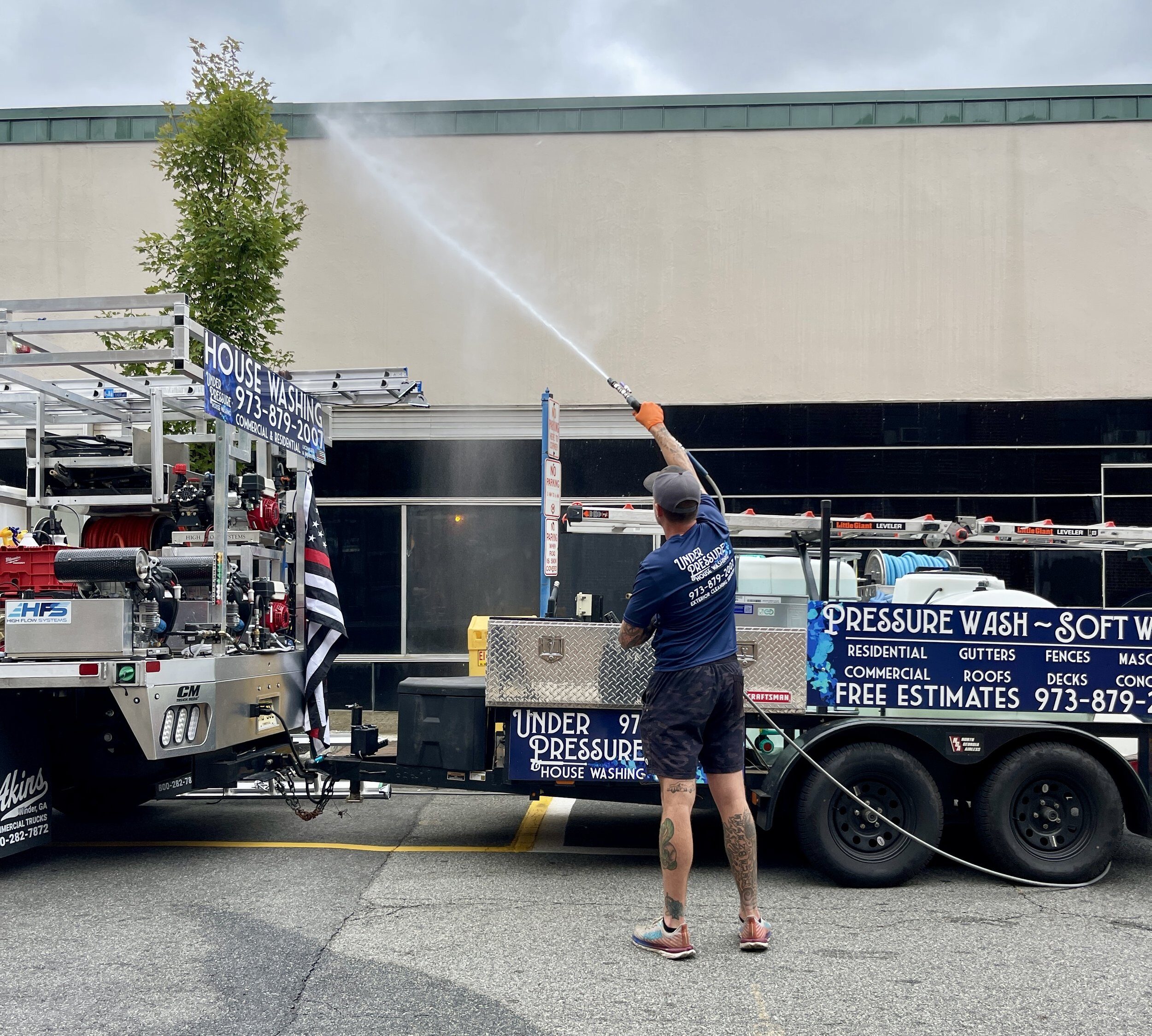 Commercial building washing in New Jersey