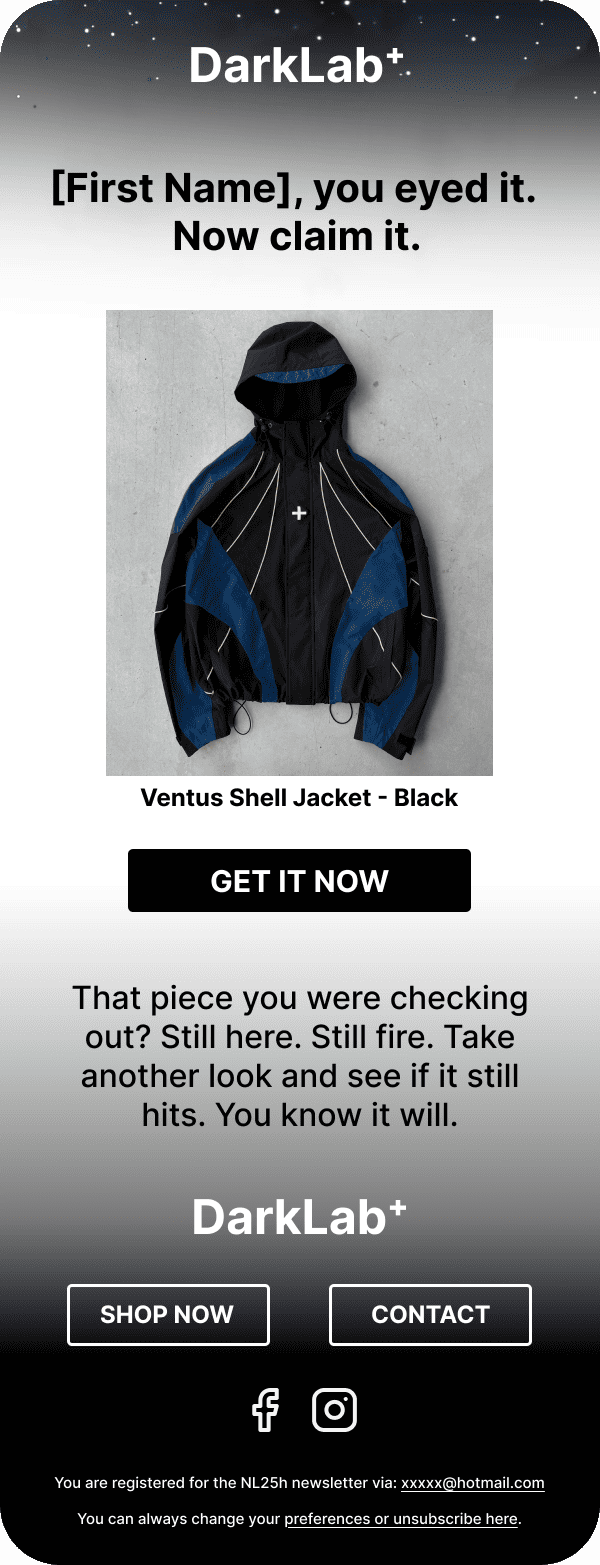Email examples of work done by Viravo