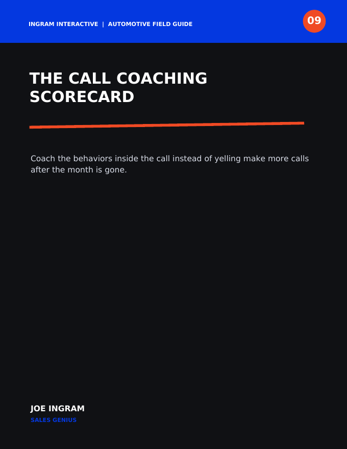 Coaching guide cover