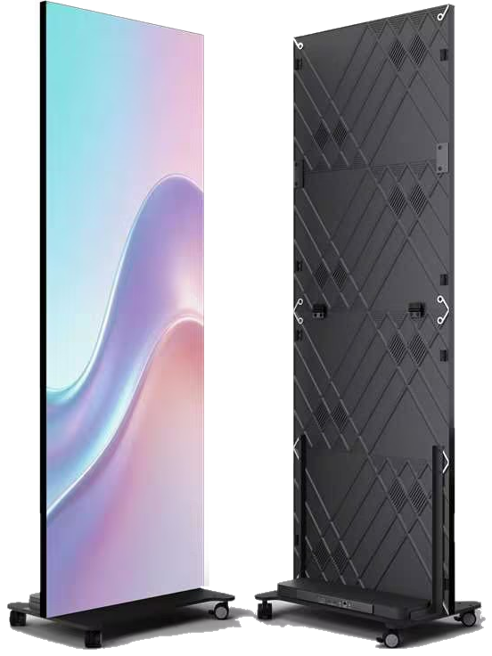 Dicolor LED Poster front and rear