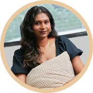 Portrait of Regina Rasmita, Graphic Designer at BOM BOM