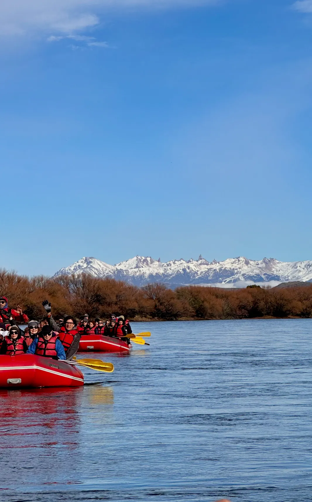 Floating on the Limay River