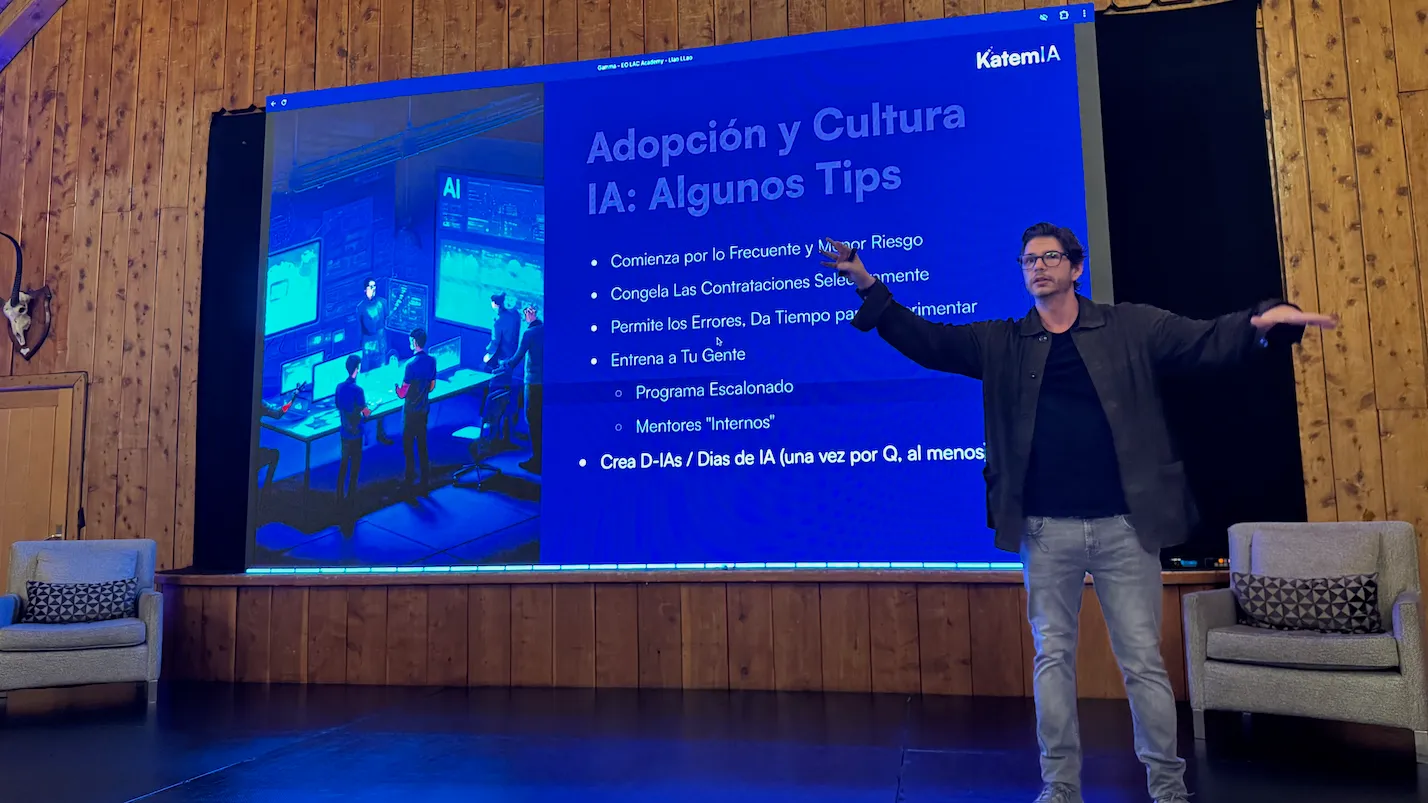 Juan Martitegui at the Learning Event
