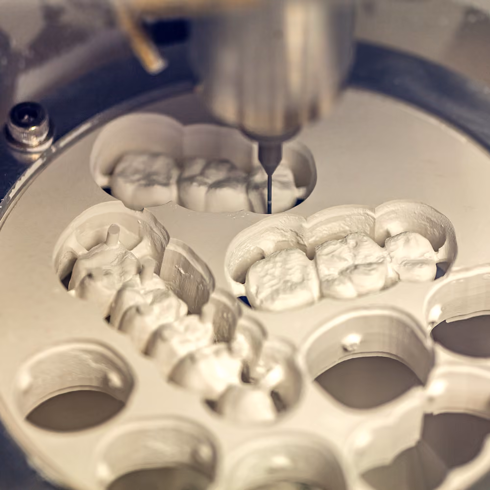 Zirconia restoration milled in the in-house digital lab at Restore Dental Implant Studio