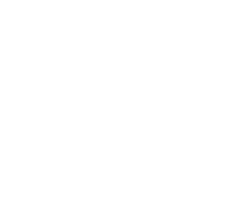 Five small, stylized white sparkle or star shapes evenly spaced on a transparent background.